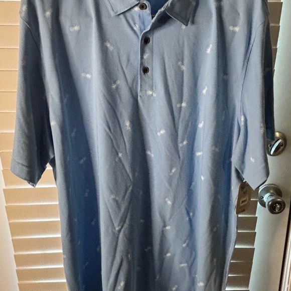 George Other - George Men's light Blue Polo Shirt with pineapple printed